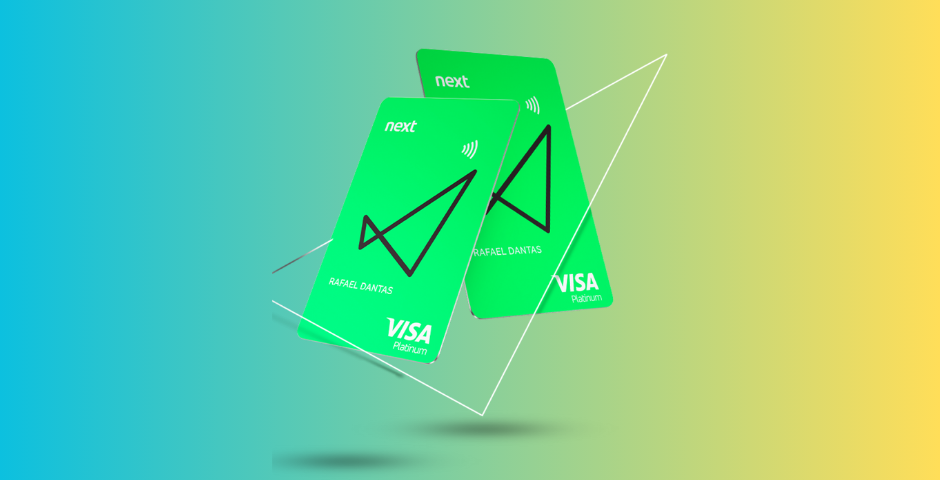 design do cartão next visa internacional