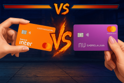cartões do Nubank ou Inter em um contexto de disputa