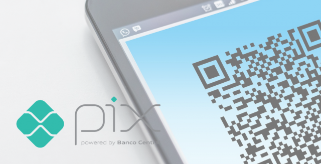 tela de celular mostrando qrcode para representar o robô do pix