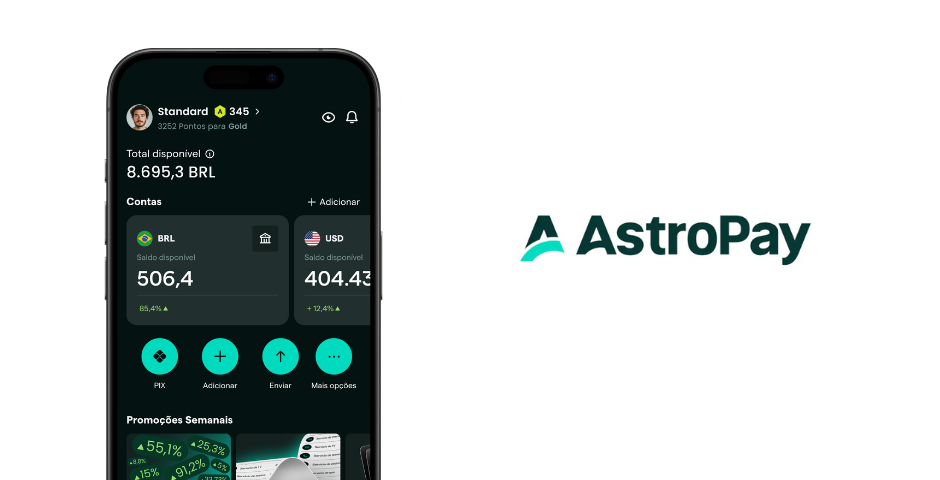 qual conta digital rende mais - astropay