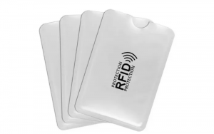 Porta cartão com bloqueio de RFID