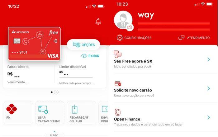 Cartão de crédito Santander Free (SX): entenda como funciona