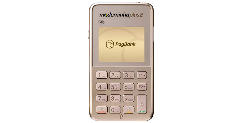 Maquininha PagSeguro PagBank Moderninha Plus 2