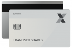 Imagem com o layout do cartão de crédito Caixa Platinum