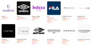 Logos de parceiros do Mastercard Surpreenda