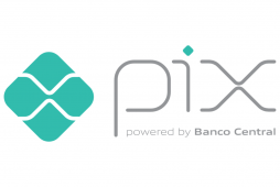 Logotipo do Pix em um fundo branco