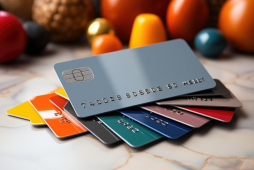 cartões espalhados em uma mesa, para ilustrar o tema como escolher um cartão de crédito