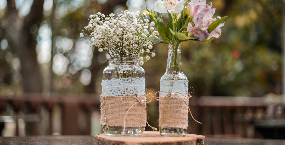 DIY casamento simples e barato