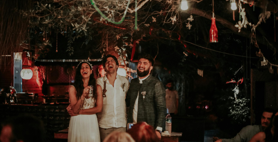 amigos casamento simples e barato