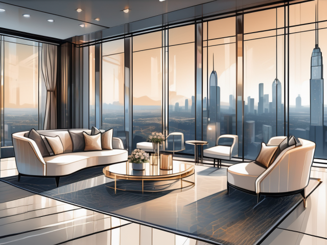 An upscale