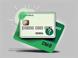 A credit card partially covered by a contract