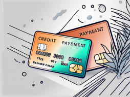 A credit card and a payment plan document