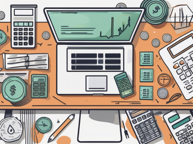 Various tools used by a freelancer such as a laptop