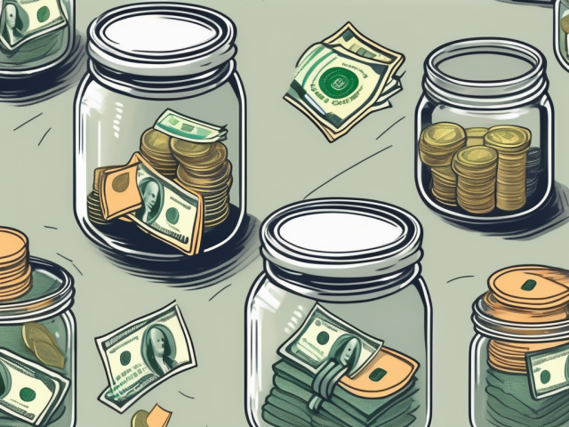 A wallet with different types of currency flowing out