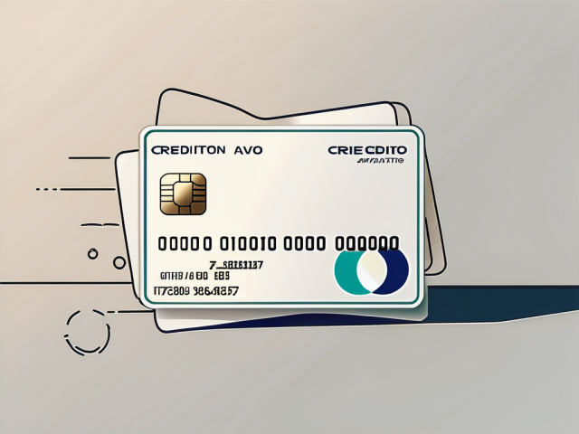 A credit card placed next to a bank statement