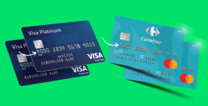Numero BIN dos cartões de crédito Visa e Mastercard