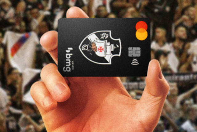cartão do vasco bmg