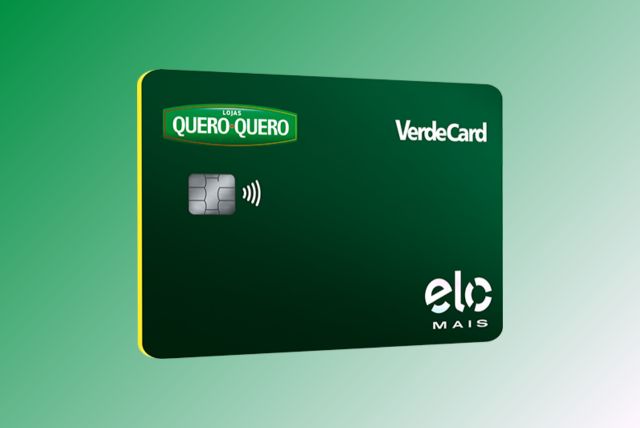 ilustração do cartão Quero-Quero Elo Mais em um fundo verde