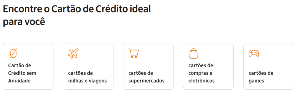 escolher cartões itau