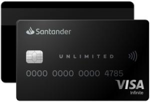 cartão Santander Unlimited Visa - cartão de crédito mais exclusivo do Brasil