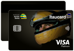 cartão de crédito Itaucard Instituto Ayrton Senna Platinum