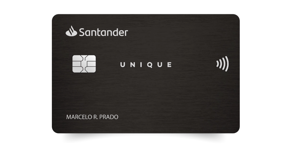 cartões de crédito recompensas viagem - Santander Unique