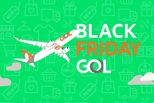Black Friday GOL: pontos e passagens com desconto