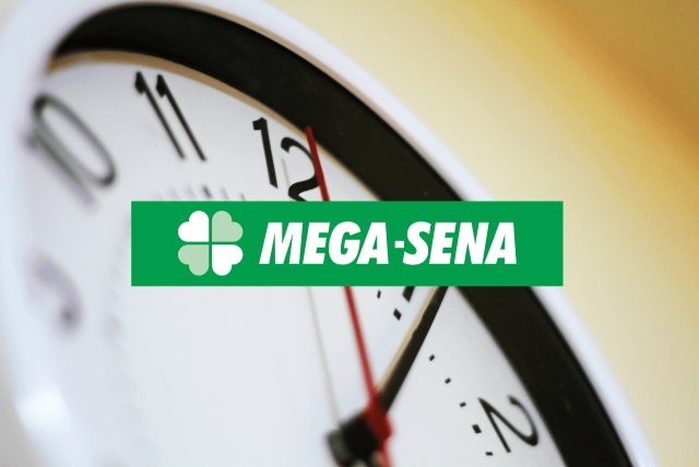 relógio para simbolizar até que horas pode apostar na Mega
