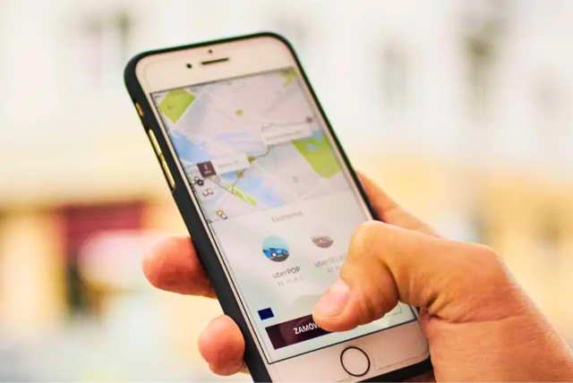 tela do aplicativo uber - desconto no uber