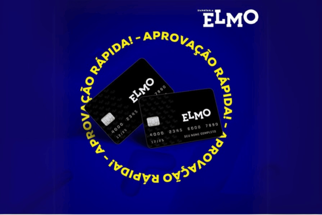 cartão elmo em um fundo azul
