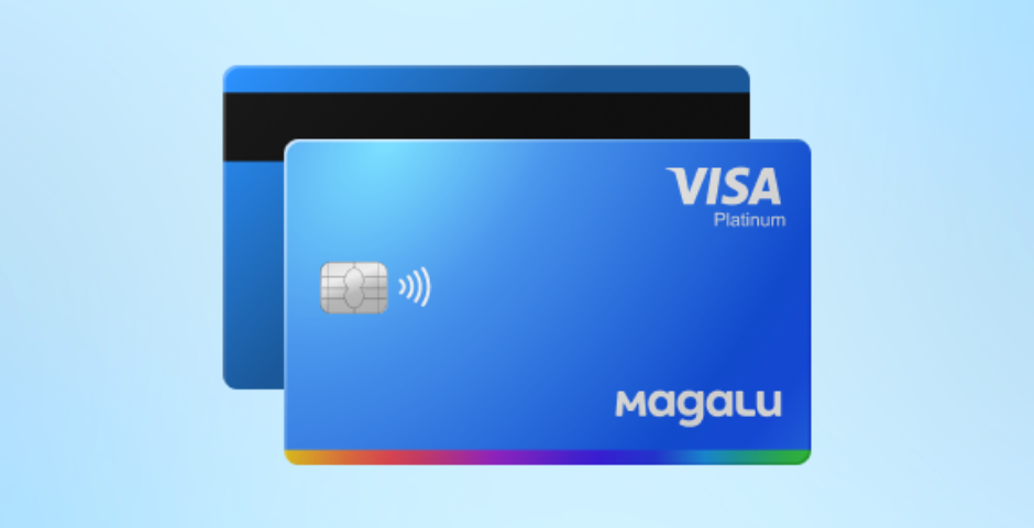 cartões de crédito com limite inicial de R$500 magalu visa platinum