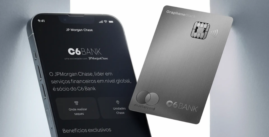 cartão C6 Bank Graphene Mastercard Black