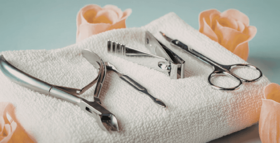 Porta-lixa de unha ou kits pequenos de manicure