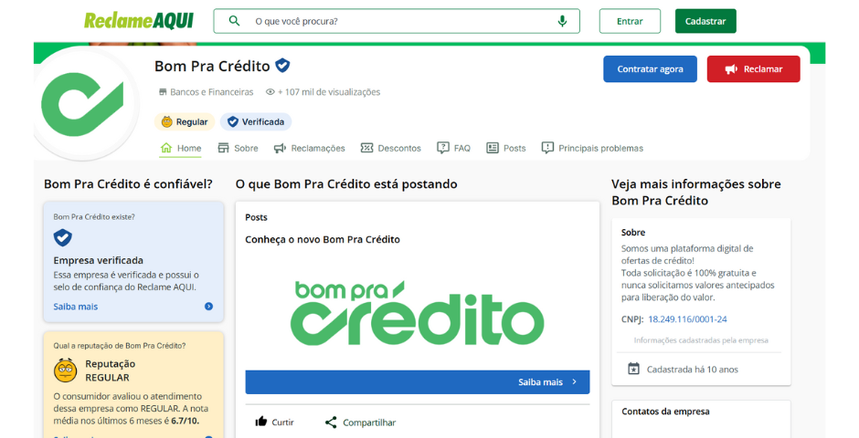 bom pra crédito no reclame aqui