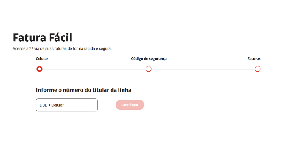 fatura fácil móvel