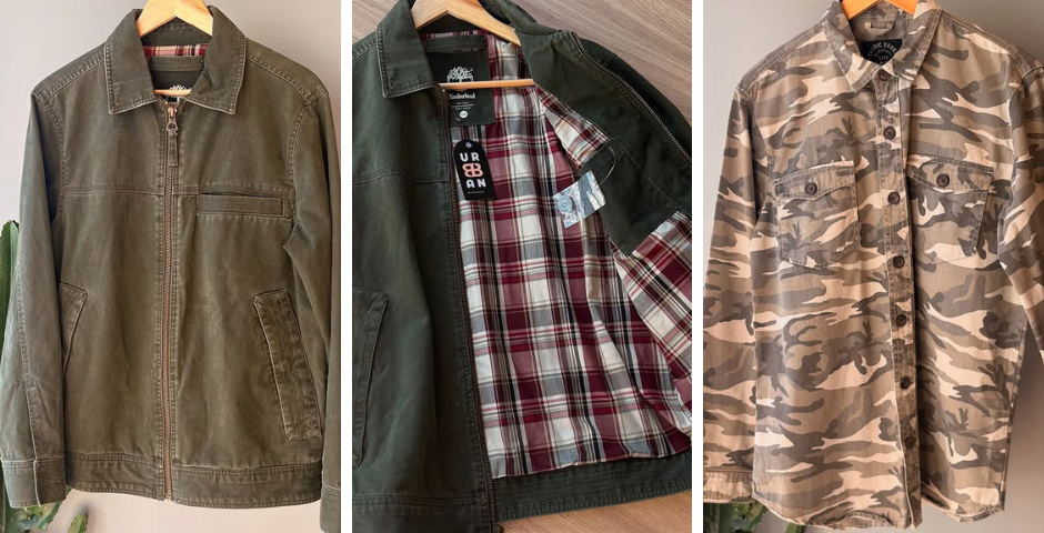Brechó masculino online barato