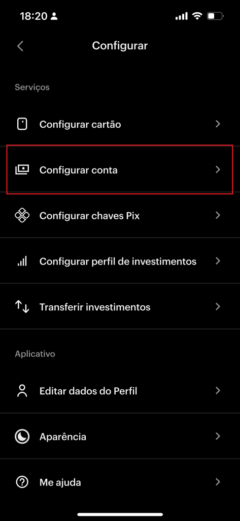 como cancelar conta nubank passo 3