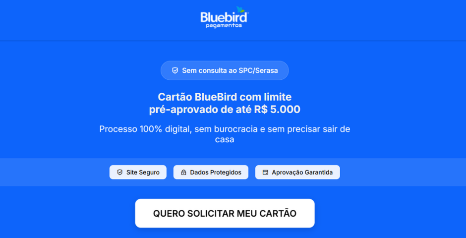 site da bluebird com propaganda enganosa