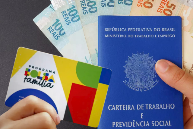 carteira assinada e bolsa família