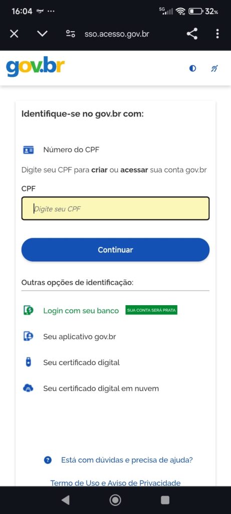 login gov br carteira de trabalho digital