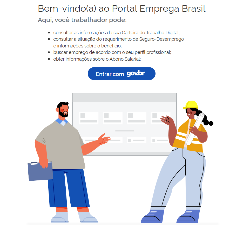 Como fazer carteira de trabalho digital pelo site do gov.br