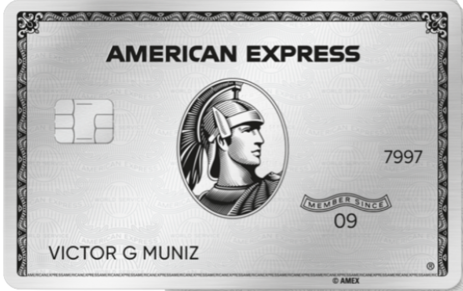 Bradesco American Express The Platinum Card Metal