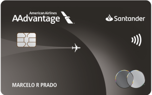 Santander AAdvantage Mastercard Black Cartão de crédito de metal