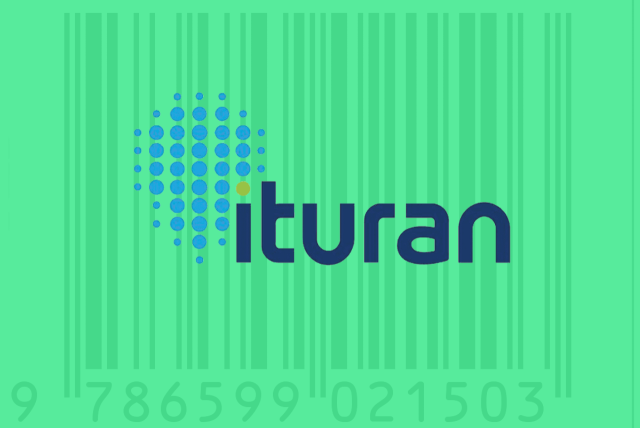 logo do Ituran com um código de barras de boleto ao fundo - Ituran 2ª via