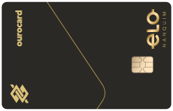 Ourocard Elo Nanquim - cartões Banco do Brasil