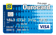 Ourocard pré-pago - cartões Banco do Brasil