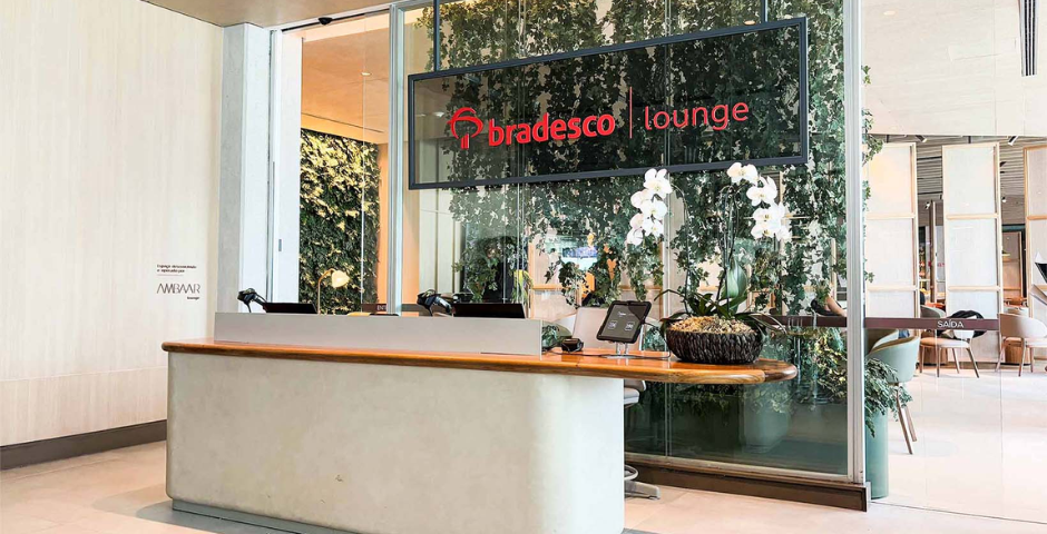bradesco cartões lounge