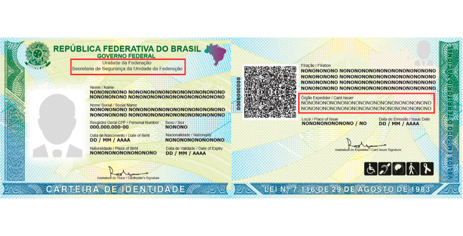 órgão expedidor