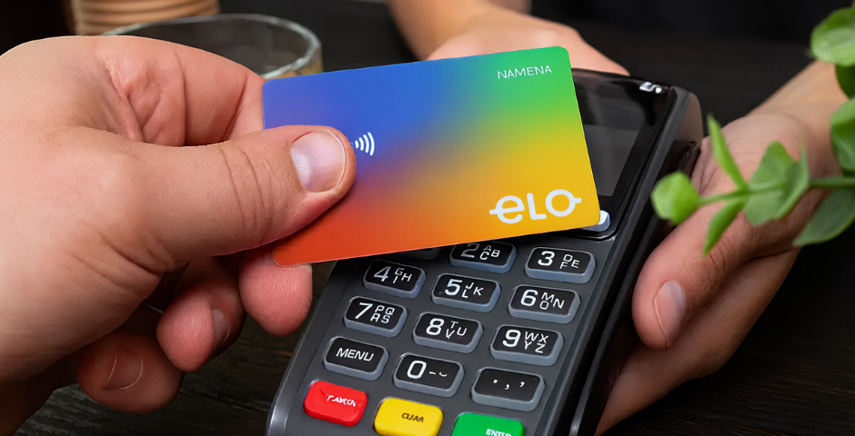 cartão elo voucher passando na maquininha