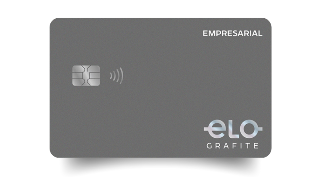 Cartão Elo Empresarial Grafite